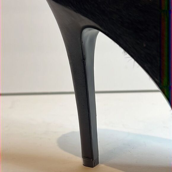 💥 Host Pick💥 House Of Harlow Black Calf Hair Ankle‎ Booties Size 36 - Picture 6 of 15